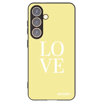 Picasee silikónový čierny obal pre Samsung Galaxy S24 S921B 5G - Love