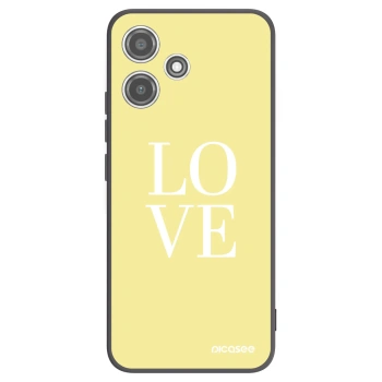 Picasee silikónový čierny obal pre Xiaomi Redmi 12 5G - Love