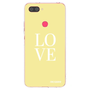 Picasee silikónový prehľadný obal pre Xiaomi Mi 8 Lite - Love
