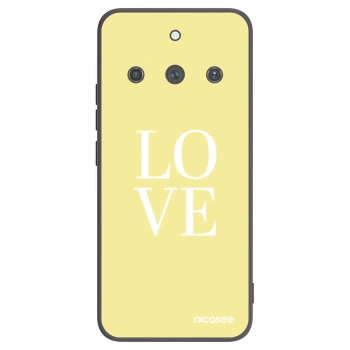 Picasee silikónový čierny obal pre Realme 11 Pro+ - Love