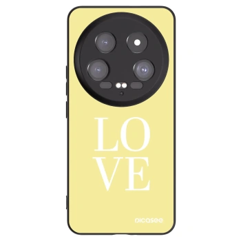 Picasee silikónový čierny obal pre Xiaomi 14 Ultra - Love