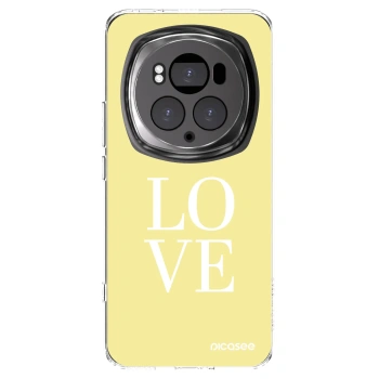 Picasee silikónový prehľadný obal pre Honor Magic6 Pro - Love