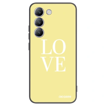 Picasee silikónový čierny obal pre Vivo V40 SE 5G - Love