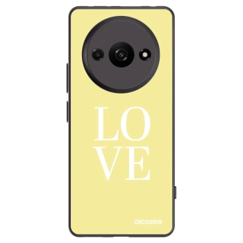 Picasee silikónový čierny obal pre Xiaomi Redmi A3 - Love