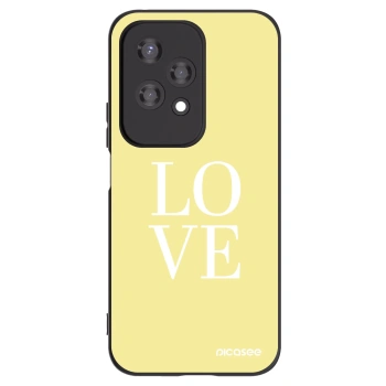 Picasee silikónový čierny obal pre Honor 200 Lite - Love