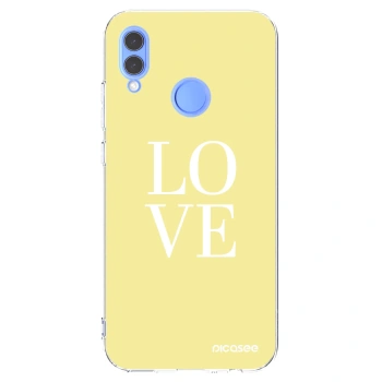 Picasee silikónový prehľadný obal pre Huawei P Smart 2019 - Love