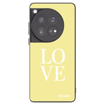 Picasee silikónový čierny obal pre OnePlus 12 5G - Love
