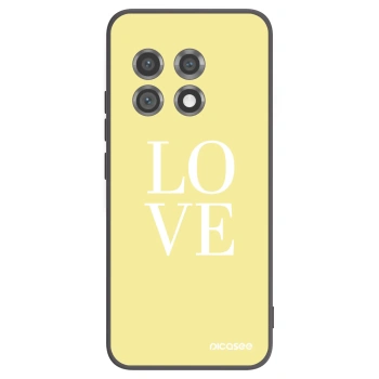 Picasee silikónový čierny obal pre OnePlus 11 5G - Love