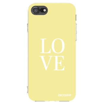 Picasee silikónový prehľadný obal pre Apple iPhone 7 - Love