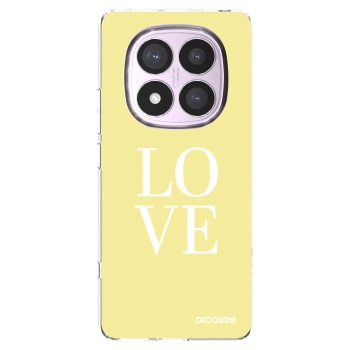 Picasee silikónový prehľadný obal pre Xiaomi Redmi Note 14 Pro 5G - Love