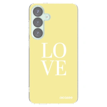 Picasee silikónový prehľadný obal pre Samsung Galaxy S25+ 5G - Love