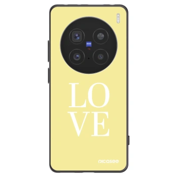Picasee silikónový čierny obal pre Vivo X200 Pro - Love