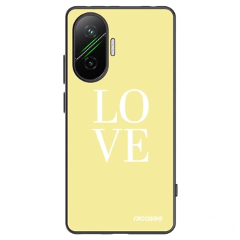Picasee silikónový čierny obal pre Xiaomi Poco F7 Pro 5G - Love