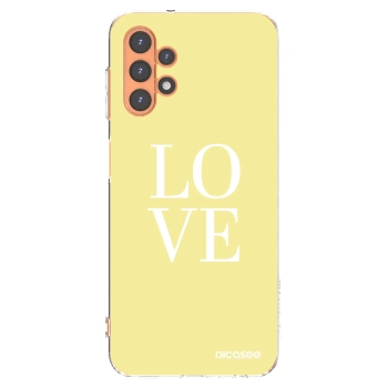 Picasee silikónový prehľadný obal pre Samsung Galaxy A13 5G - Love