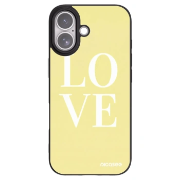Picasee silikónový čierny obal pre Apple iPhone 17 - Love