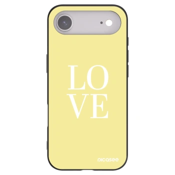 Picasee silikónový čierny obal pre Apple iPhone Air - Love