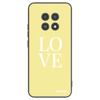 Picasee silikónový čierny obal pre Realme 12X - Love