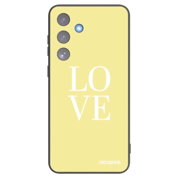 Picasee silikónový čierny obal pre Samsung Galaxy S25 FE 5G - Love