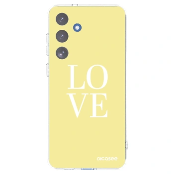 Picasee silikónový prehľadný obal pre Samsung Galaxy S25 FE 5G - Love