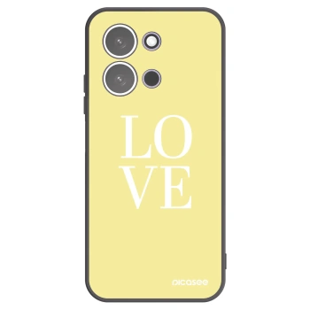 Picasee silikónový čierny obal pre Xiaomi Redmi 15C 5G - Love