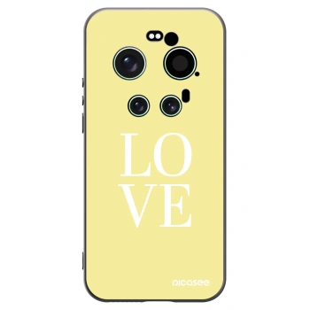 Picasee silikónový čierny obal pre Xiaomi 17 Ultra - Love