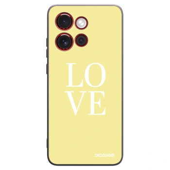 Picasee silikónový čierny obal pre Motorola Edge 60 Neo 5G - Love