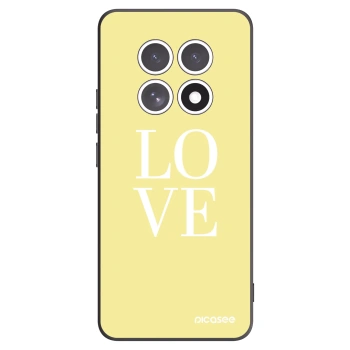 Picasee silikónový čierny obal pre Xiaomi Redmi Note 15 5G - Love