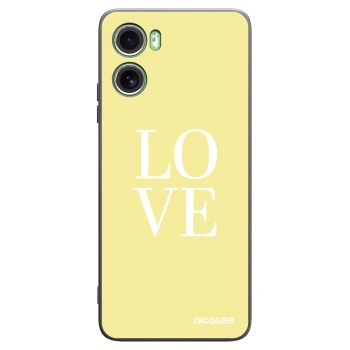 Picasee silikónový čierny obal pre Motorola Moto G06 - Love