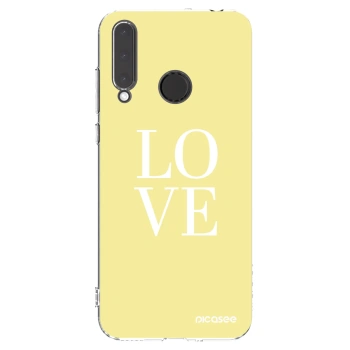 Picasee silikónový prehľadný obal pre Honor 20 Lite - Love