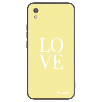 Picasee silikónový čierny obal pre Xiaomi Redmi 7A - Love