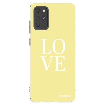 Picasee silikónový prehľadný obal pre Samsung Galaxy S20+ G985F - Love