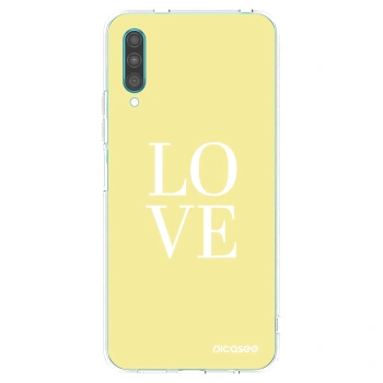 Picasee silikónový prehľadný obal pre Samsung Galaxy A30s A307F - Love