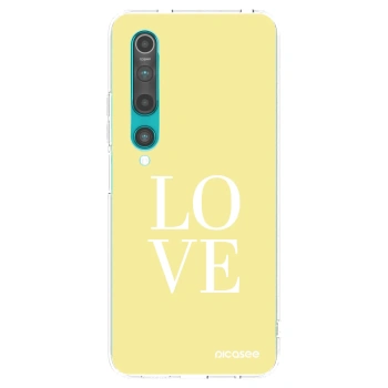 Picasee silikónový prehľadný obal pre Xiaomi Mi 10 - Love