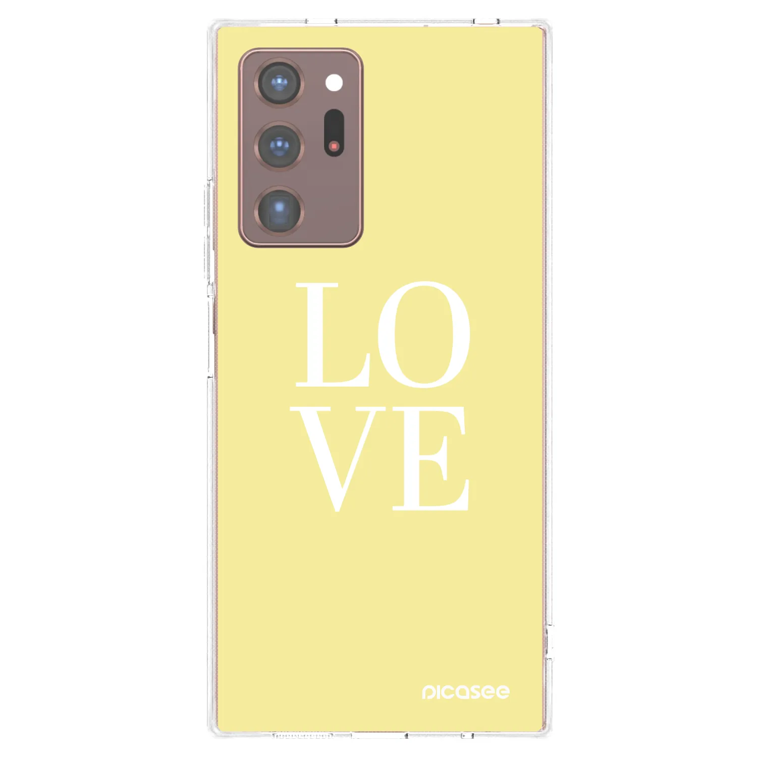 Picasee silikónový prehľadný obal pre Samsung Galaxy Note 20 Ultra - Love