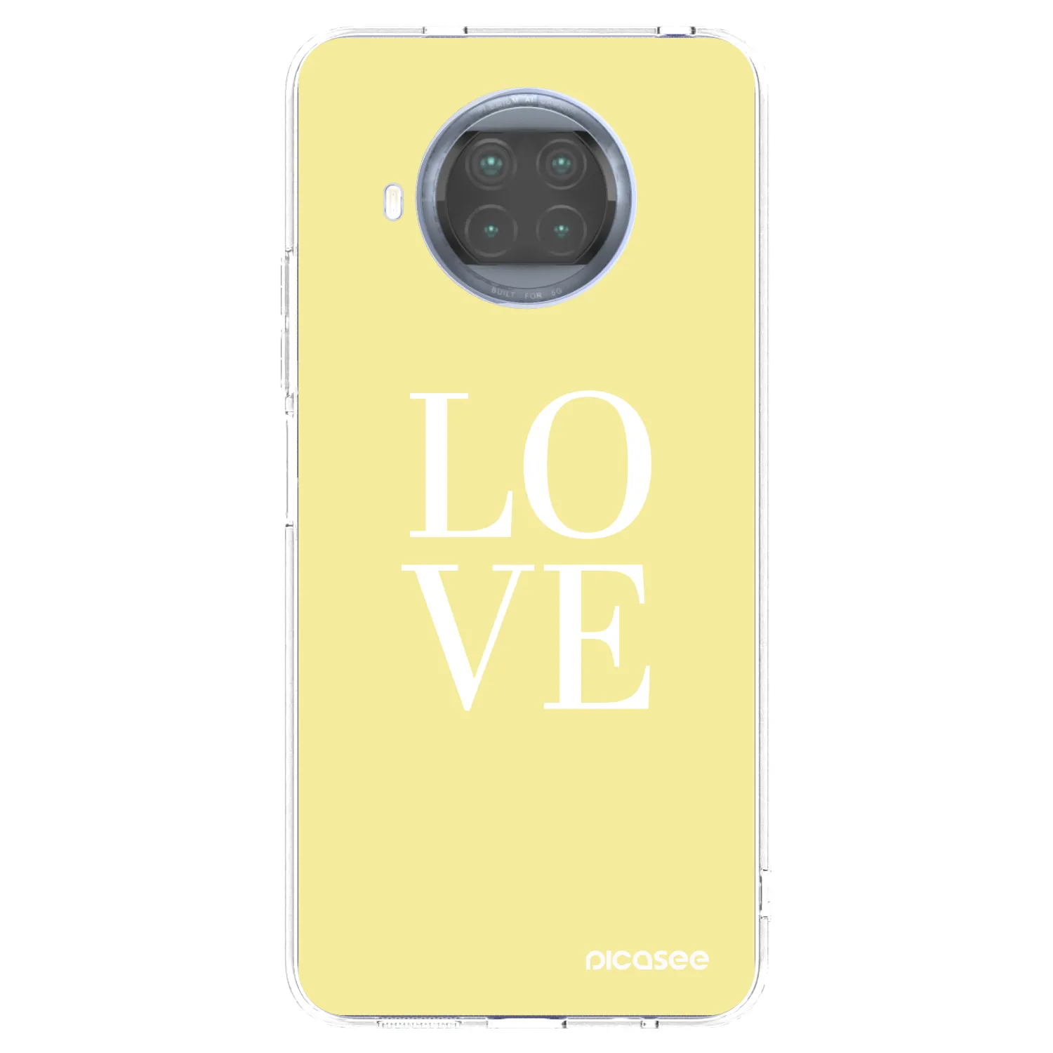 Silikónový prehľadný obal pre Xiaomi Mi 10T Lite - Love