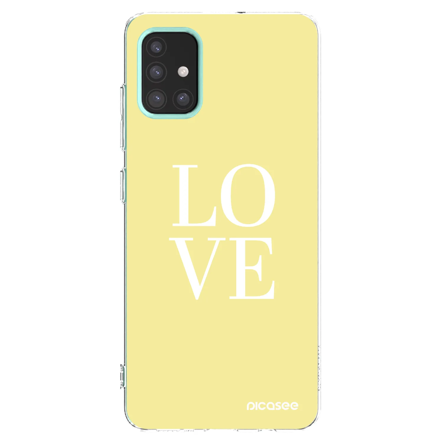 Picasee silikónový prehľadný obal pre Samsung Galaxy M31s - Love