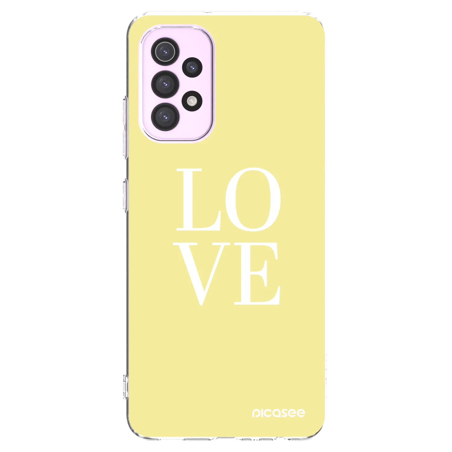 Picasee silikónový prehľadný obal pre Samsung Galaxy A32 5G A326B - Love