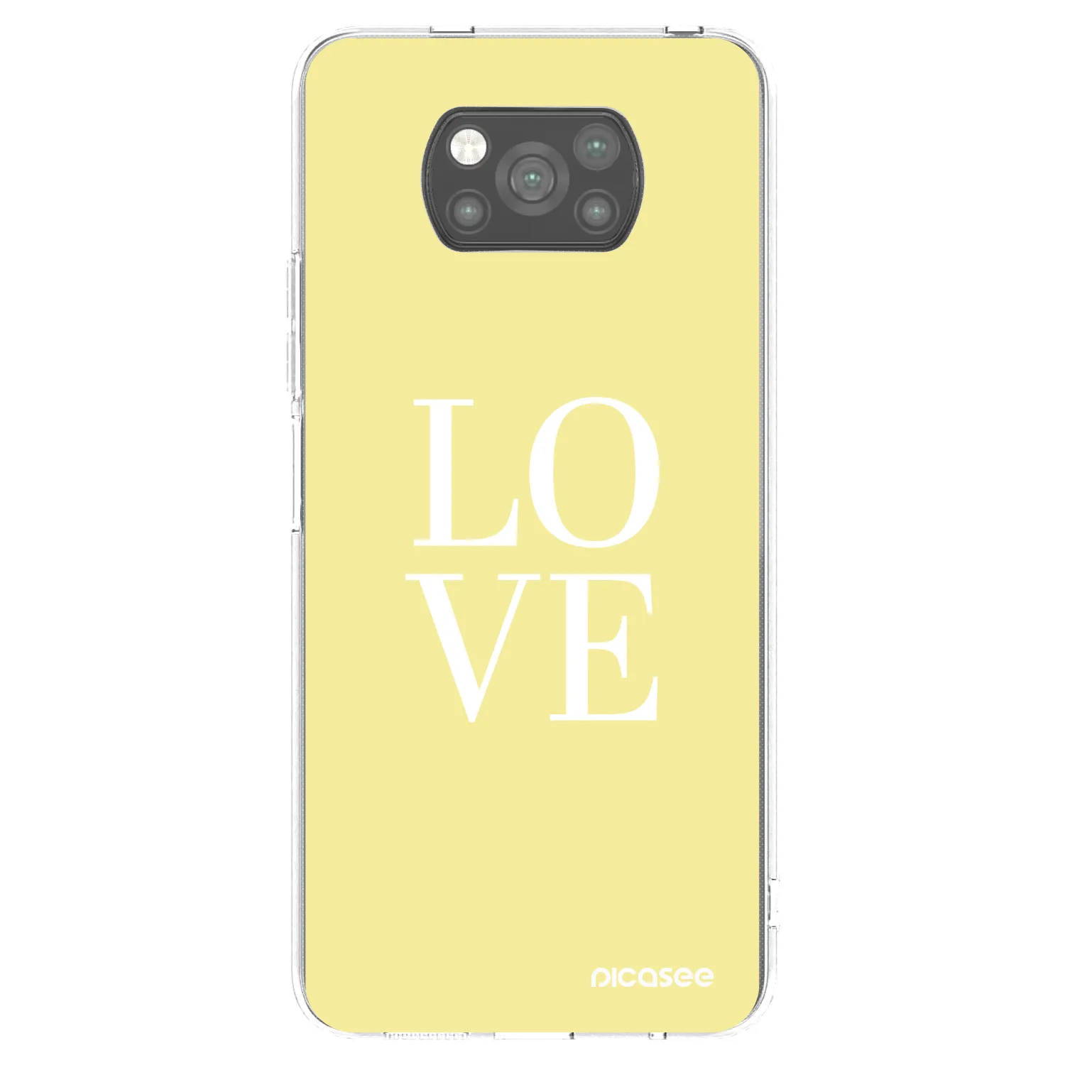 Picasee silikónový čierny obal pre Xiaomi Poco X3 Pro - Love