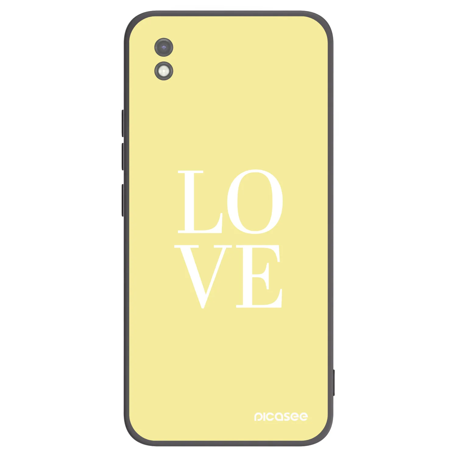 Picasee silikónový čierny obal pre Xiaomi Redmi 9AT - Love