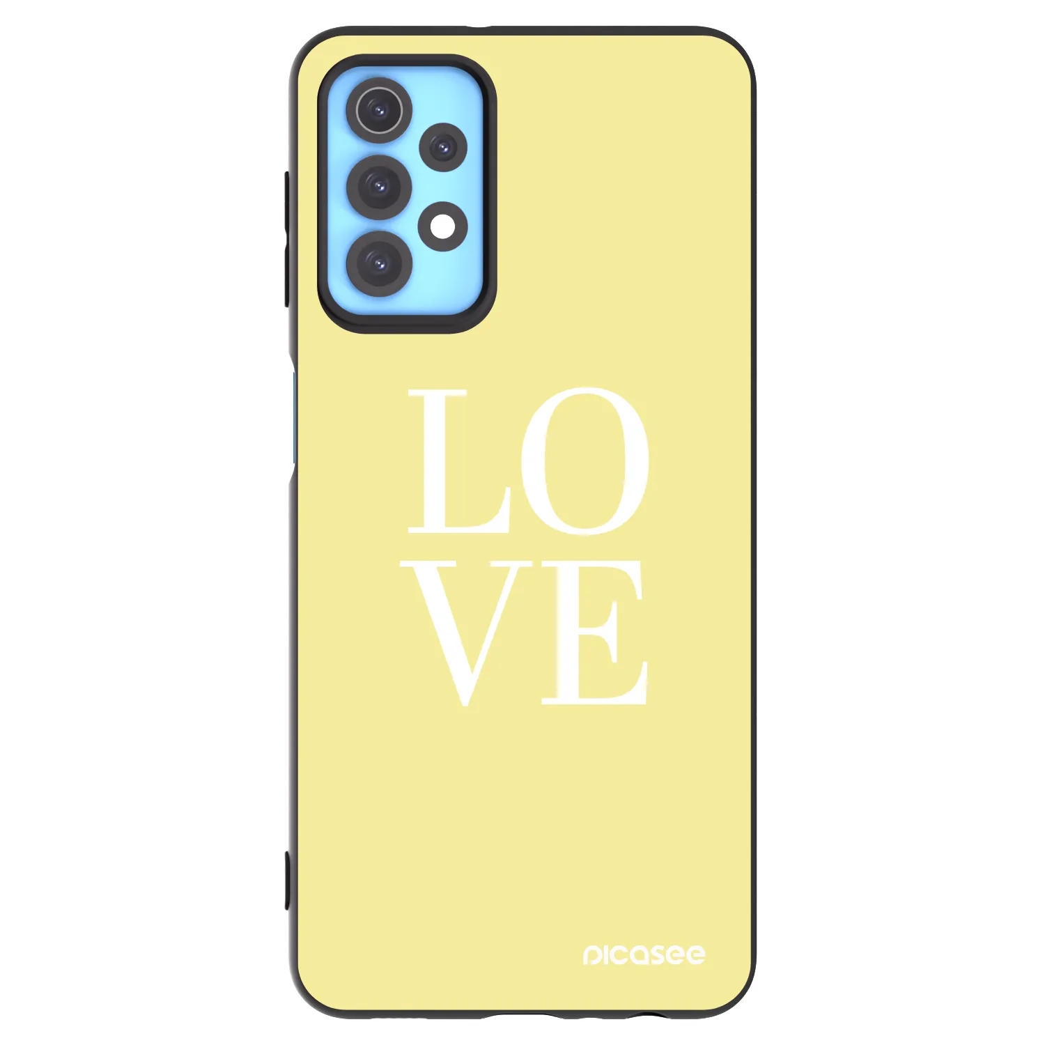 Picasee silikónový čierny obal pre Samsung Galaxy A32 4G SM-A325F - Love
