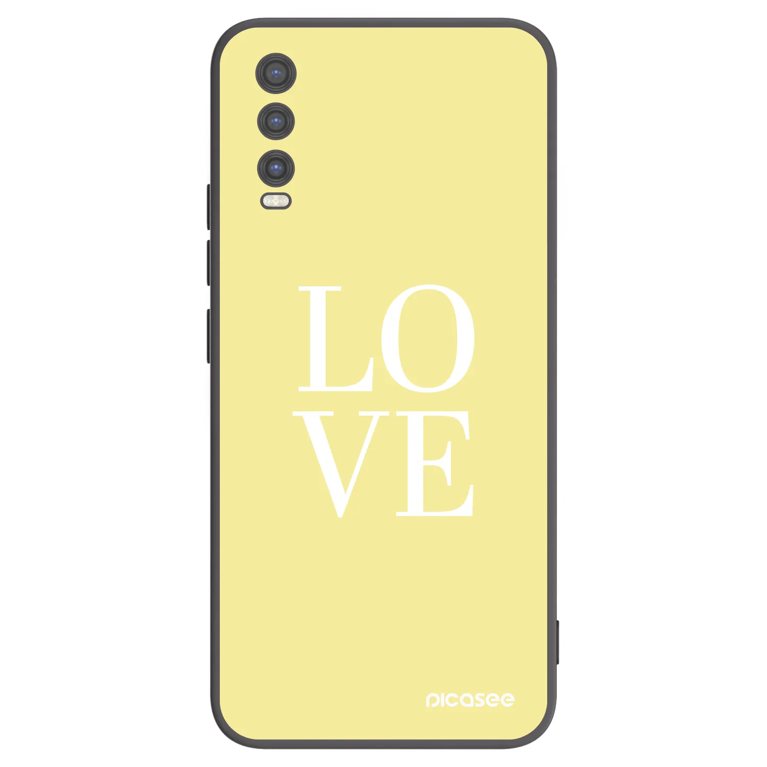 Picasee silikónový čierny obal pre Vivo Y20s - Love