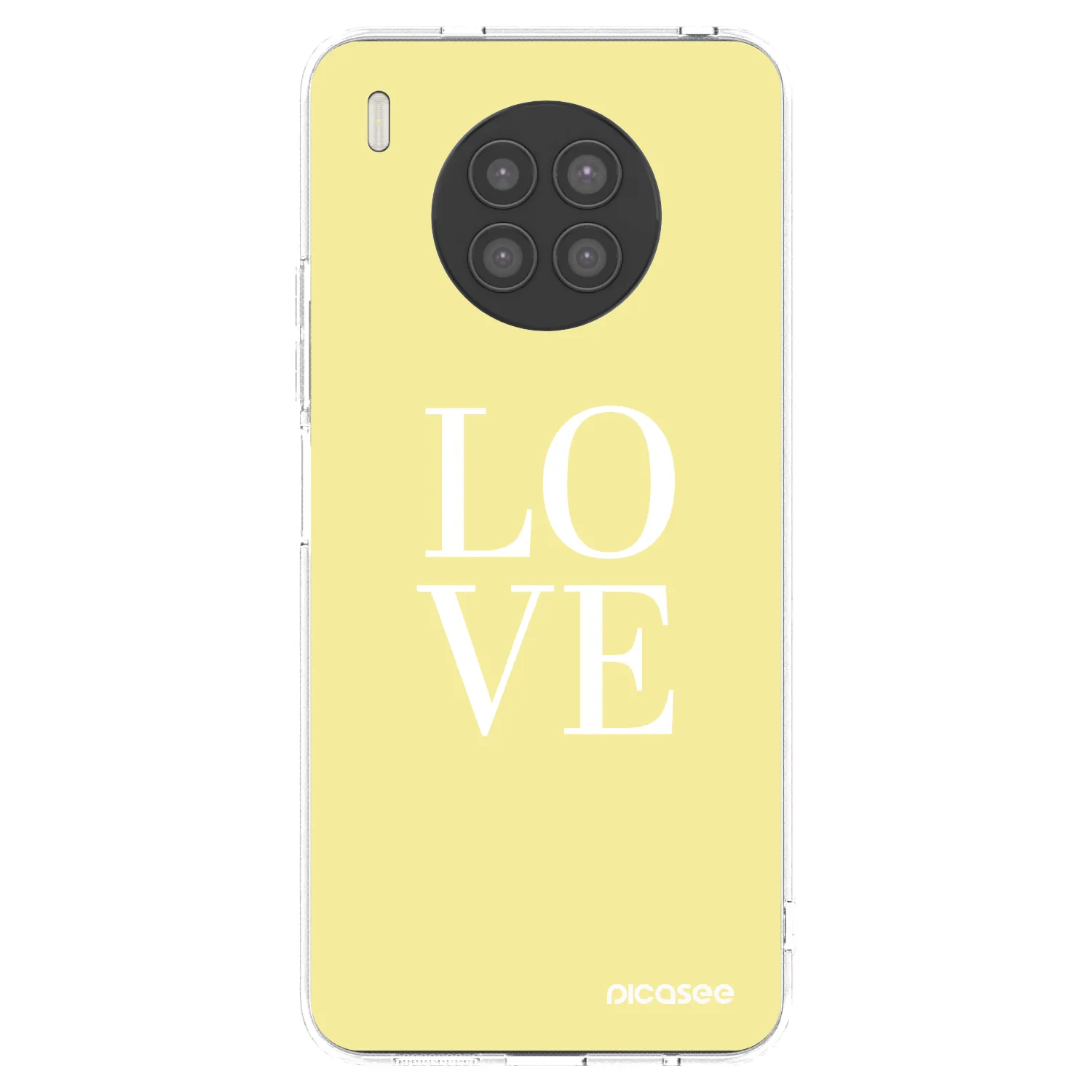 Silikónový prehľadný obal pre Huawei Nova 8i - Love