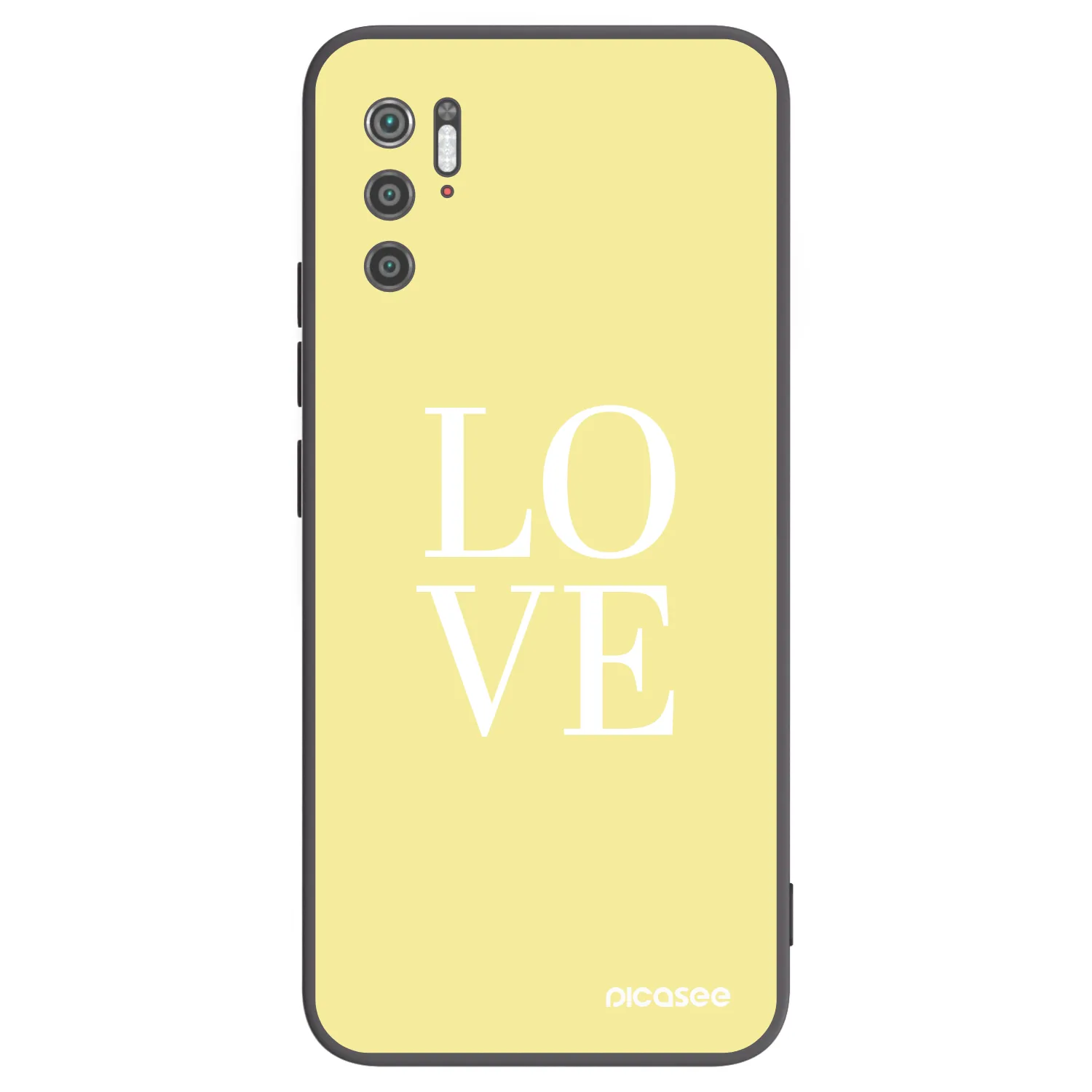 Picasee silikónový čierny obal pre Xiaomi Poco M3 Pro 5G - Love