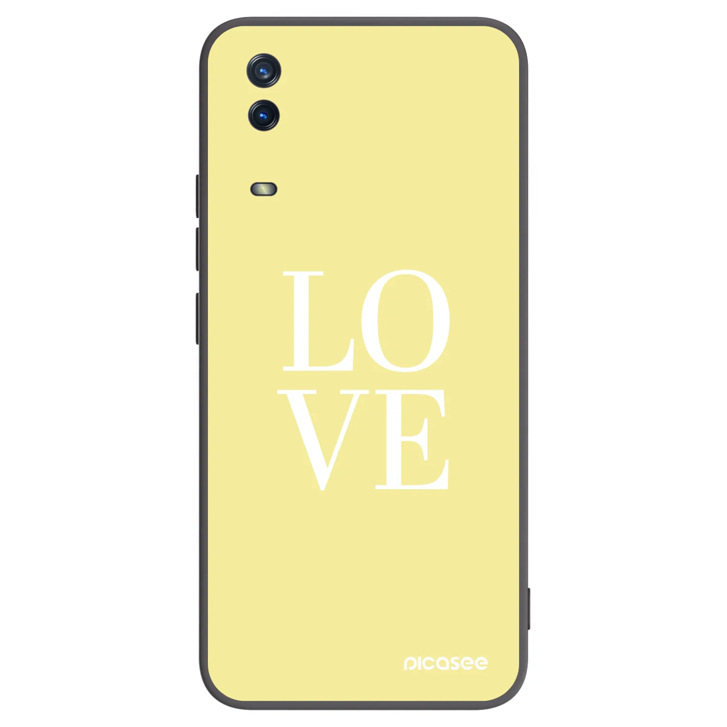 Picasee silikónový čierny obal pre Vivo Y11s - Love