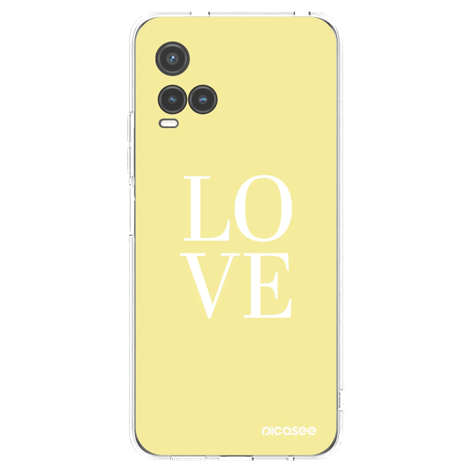 Picasee silikónový prehľadný obal pre Vivo Y33s - Love