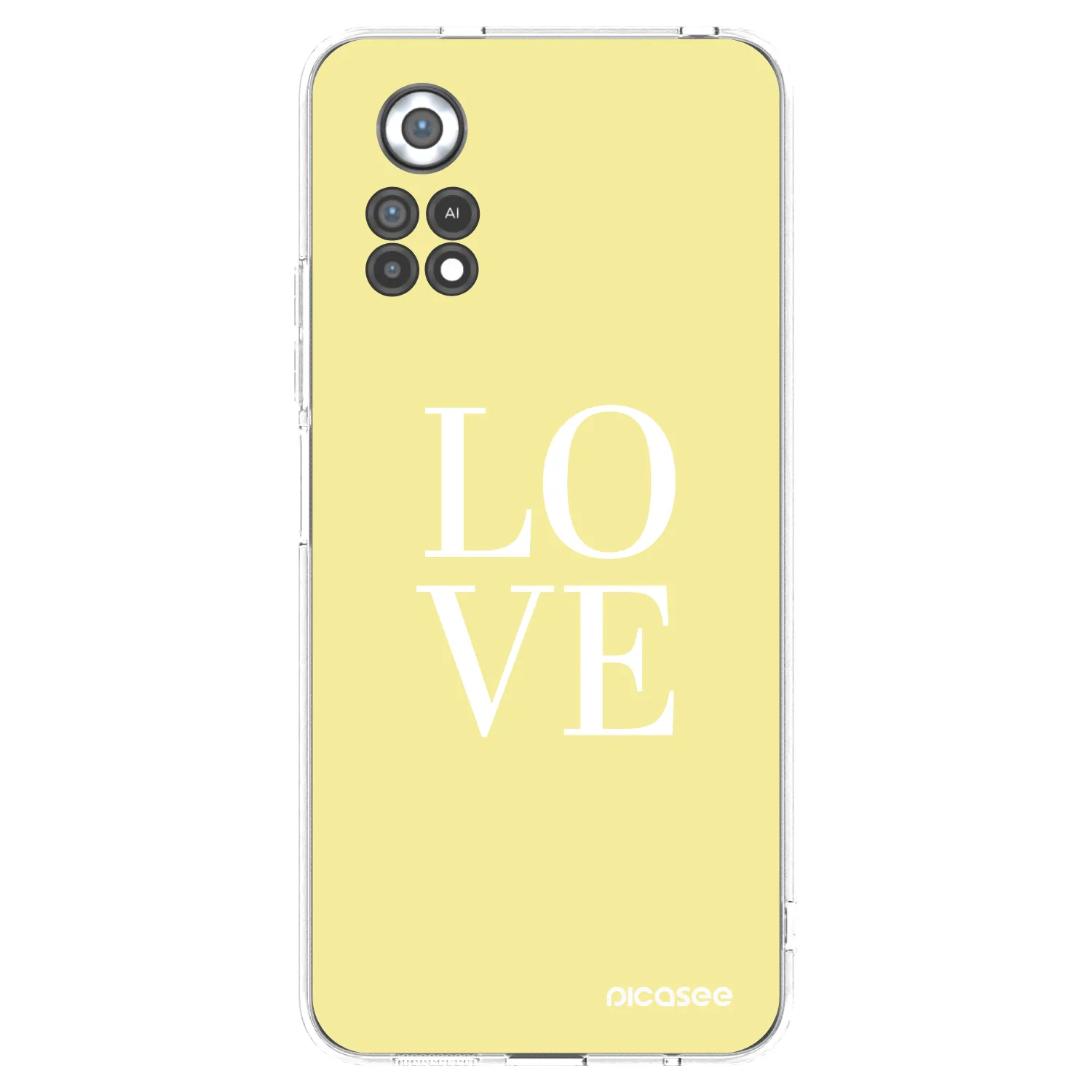 Silikónový prehľadný obal pre Xiaomi Poco X4 Pro 5G - Love