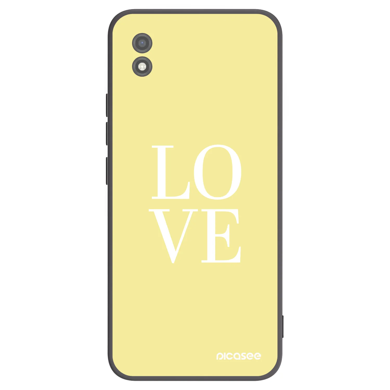 Picasee silikónový čierny obal pre Realme C11 (2021) - Love