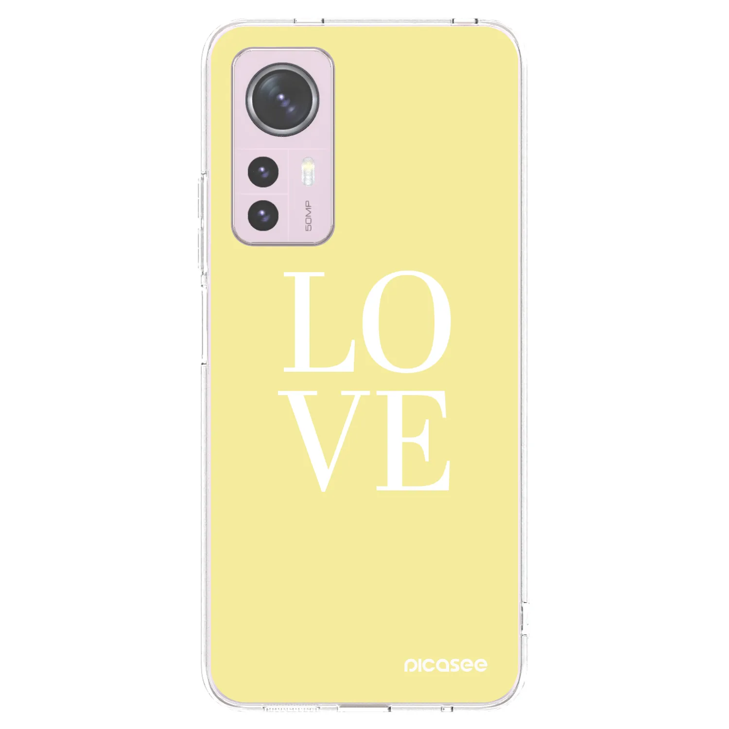 Silikónový prehľadný obal pre Xiaomi 12 - Love