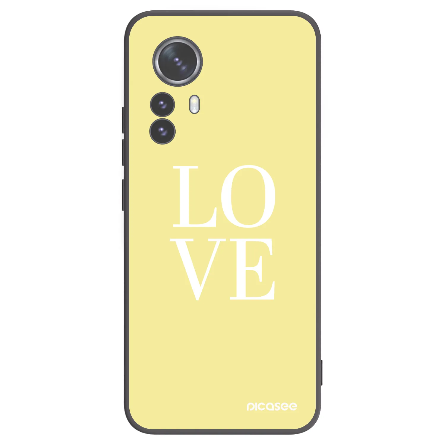 Picasee silikónový čierny obal pre Xiaomi 12 Pro - Love