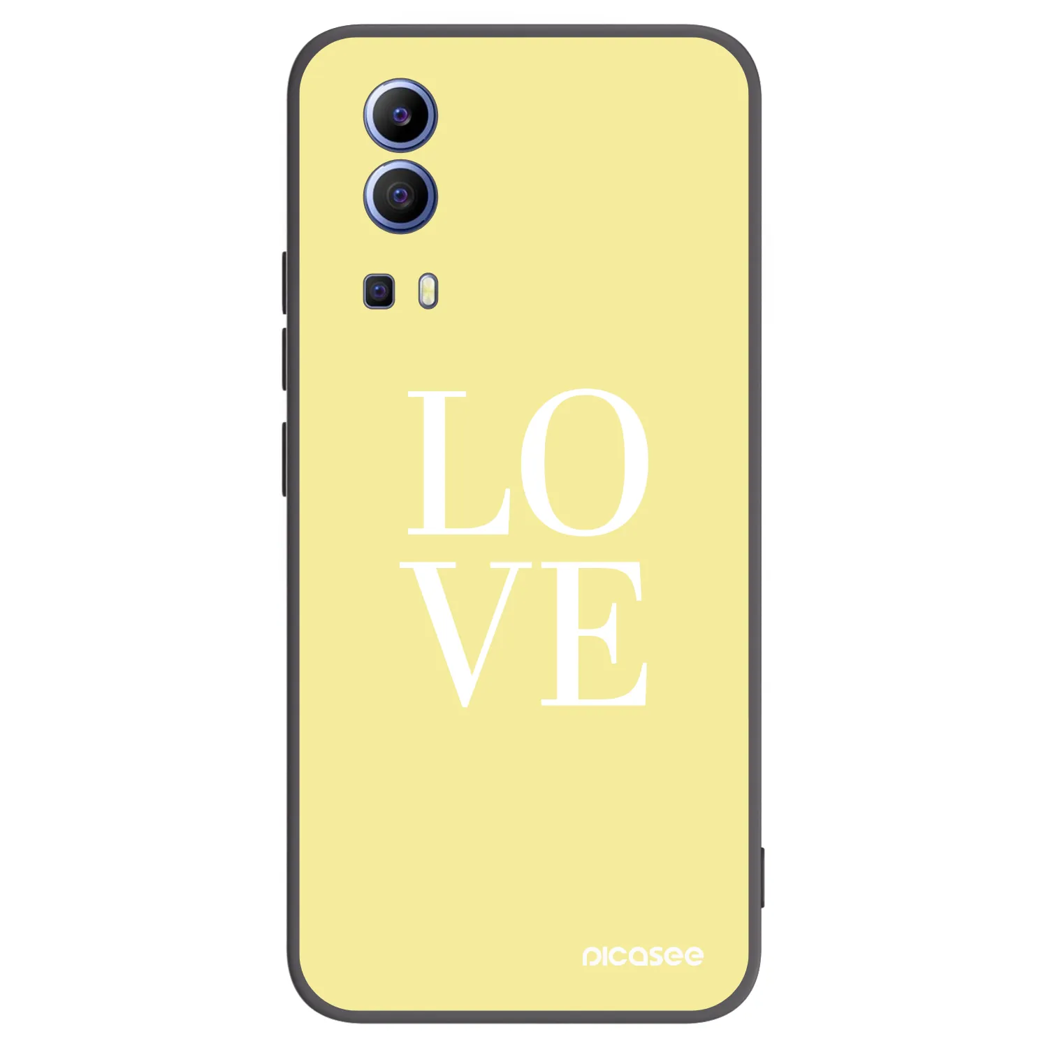 Picasee silikónový čierny obal pre Vivo Y52 5G - Love